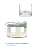 Babyjem Önden Açılır Banyo & Mama Oturağı Soft Yeşil - 5