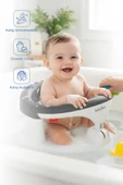 Babyjem Yandan Açılır Banyo ve Mama Oturağı Antrasit thumbnail 1