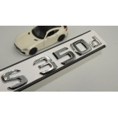 S350d Bagaj Krom ABS 3M 3D Yazı Logo - 1