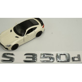 S350d Bagaj Krom ABS 3M 3D Yazı Logo - 4