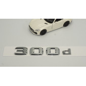 300d Bagaj Krom ABS 3M 3D Yazı Logo - 3