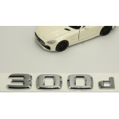 300d Bagaj Krom ABS 3M 3D Yazı Logo - 4