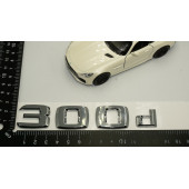 300d Bagaj Krom ABS 3M 3D Yazı Logo - 6