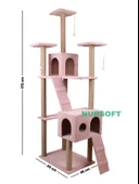 Cat City Rezidans Kedi Tırmalama ve Oyun Evi Çok Fonksiyonlu thumbnail 4