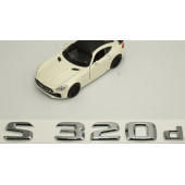 S320d Bagaj Krom Metal 3M 3D Yazı Logo thumbnail 4