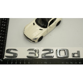 S320d Bagaj Krom Metal 3M 3D Yazı Logo thumbnail 6