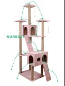 Cat City Rezidans Kedi Tırmalama ve Oyun Evi Çok Fonksiyonlu thumbnail 3