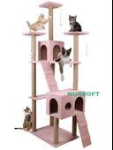 Cat City Rezidans Kedi Tırmalama ve Oyun Evi Çok Fonksiyonlu thumbnail 1