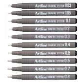 Artline Drawing System Teknik Çizim Kalemi 10lu Set - 1