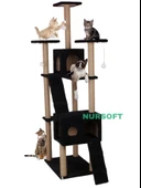 Cat City Rezidans Kedi Tırmalama ve Oyun Evi Çok Fonksiyonlu - 1