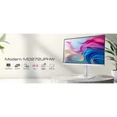 <![CDATA[Msı 27 Modern Md272uphw 3840X2160 (Uhd) 16:9 Flat Ips 60Hz 1Ms Adaptıve-Sync Pıvot Type-C Monıtor]]> - 1