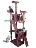 Cat City Yeni Rezidans 3 Stepli Tırmalama ve Eğlenceli Kedi Oyun Evi thumbnail 1