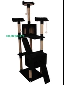 Cat City Yeni Rezidans 3 Stepli Tırmalama ve Eğlenceli Kedi Oyun Evi thumbnail 2