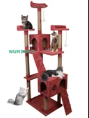 Cat City Yeni Rezidans 3 Stepli Tırmalama ve Eğlenceli Kedi Oyun Evi thumbnail 1