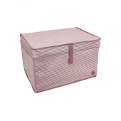 Kahverengi Çok Amaçlı Düzenleyici Kutu Organizer Cırt Cırtlı Hurç Mega Plus Boy 40cm X 30cm X 70cm (3 Adet) - 2