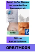 Yeni Seri Rahatlatıcı Uyku Önleyici Horlama Azaltıcı Nefes Alıp Verme Burun Delik Aparatı 4'lü Set - 1