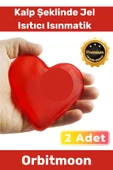 Özel Üretim Yeni Seri Kalp Şeklinde Jel Isıtıcı Pratik El Isıtıcısı Isınmatik Cep Sobası 2'li Set - 1
