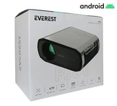 Everest PJ06 Gri- Siyah 1080P 9800 Lümens Android 9.0 4K Destekli Full HD Projeksiyon Cihaz - 3