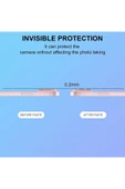iPhone 13 Uyumlu Şeffaf Kamera Lens Koruyucu Temperli Cam Dayanıklı Kamera Lens Koruma - 5