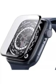 Apple Watch 8 7 41mm Uyumlu Watch Ekran Koruyucu Darbelere Dayanıklı Tam Kaplayan Esnek Nano Cam thumbnail 1