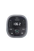 Bluetooth Araç Kiti Araç Fm Transmitter USB Type-C SD Kart MP3 Flash Için Uygun PD Çakmaklık Girişli thumbnail 6