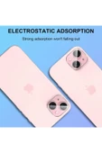 iPhone 13 Uyumlu Şeffaf Kamera Lens Koruyucu Temperli Cam Dayanıklı Kamera Lens Koruma - 7
