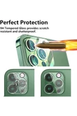 iPhone 14 Pro/14 Pro Max Uyumlu Kamera Koruyucu Temperli Cam Çizilmelere Karşı Dayanıklı Kamera Lens - 7