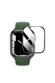 Apple Watch 45mm Uyumlu Ekran Koruyucu Kırılmaya ve Darbelere Karşı Dayanıklı Esnek Nano Tam Koruma thumbnail 1