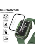 Apple Watch 1 2 3 38mm Uyumlu Kılıf Ekran ve Kasa Koruyucu Şeffaf Parlak Watch Kasa 360 Koruma - 4