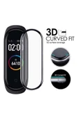 Xiaomi Mi Band 4 Uyumlu Tam Kaplayan Darbelere Karşı Dayanıklı Kırılmaz Cam Nano Ekran Koruyucu thumbnail 3