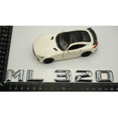 ML320 Bagaj Krom Metal 3M 3D Yazı Logo - 6