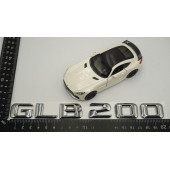 GLB 200 Bagaj Krom Metal 3M 3D Yazı Logo thumbnail 6