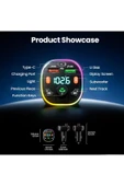Bluetooth Araç Kiti Araç RGB LED Fm Transmitter USB Type-C MP3 Flash Bellek PD Çakmaklık Girişli thumbnail 2