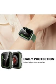 Apple Watch 1 2 3 38mm Uyumlu Kılıf Ekran ve Kasa Koruyucu Şeffaf Parlak Watch Kasa 360 Koruma - 3