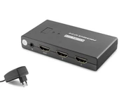 Hadron Hdx1373 2 Port + 4-  Hdmi Kvm Switch Usb Hdmi Kablolu Siyah thumbnail 1
