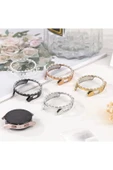 Samsung Galaxy Watch 4/5/6/7 44mm Uyumlu Kılıf Ekran ve Kasa Koruyucu Parlak Taşlı Kasa Koruma Guard - 6