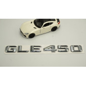 GLE450 Bagaj Krom Metal 3M 3D Yazı Logo - 3
