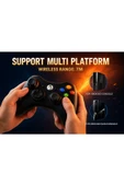 PS3/PC/Android/X-Box Uyumlu JoyStick Kablosuz Oyun Kolu Yüksek Kalite Wireless Titreşimli Kumanda - 6