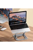 Yüksek Kalite Metal Laptop Stand Katlanabilir Ayarlanabilir Tablet/Notebook/Macbook Uyumlu Tutucu thumbnail 4