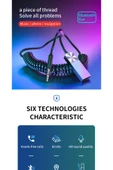 Mikrofonlu Araç Bluetooth Kiti Usb 3.5mm Aux Bluetooth Çevirici Dönüştrücü Hd Ses Kalite Arama/müzik thumbnail 7