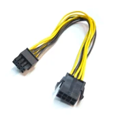 8 pin EPS-12V Erkek - 8 pin Dişi PCI E CPU Güç Uzatma Kablosu 30 cm thumbnail 4