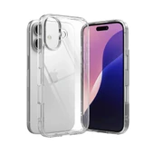 iPhone 17 Kılıf Kamera Korumalı Silikon Şeffaf Arka Kapak - 1
