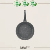ThermoAD | Tava | 24 cm | Granit Kaplama | Gri - 1