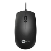 Lenovo Lecoo MS100 USB Kablolu 1000DPI Siyah Optik Mouse - 2