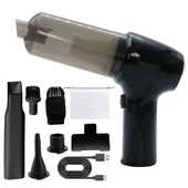 Mega Oto Market Siyah Şarjlı Araç İçi El Süpürgesi thumbnail 1