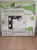 Techfit Akıllı Baskül Tf-1075 Dijital Baskül Yağ Ölçer Fonksiyonlu Bluetooth Tartı - 3