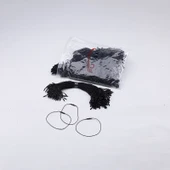 Fuyaku Füze Kilitli İp Klips Siyah 22.5 cm (1.000 Adet) - 1