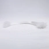 Fuyaku 22" Elle Geçmeli Kılçık Etiketleme Plastiği Şeffaf (1.000 Adet) thumbnail 2