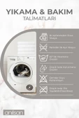 4'lü Gri-Beyaz Havlu Set %100 Pamuk - 2 Adet El Havlusu 50x90 ve 2 Adet Banyo Havlusu 70x140 - 3