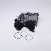 Fuyaku Füze Kilitli İp Klips Mumlu Siyah 22.5 cm (1.000 Adet) - 1